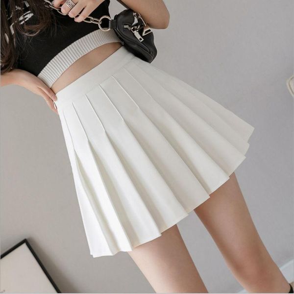 skirts 2021 arrival spring autumn women temperament solid pleated mini female sweet zipper high waist lining m213, Black
skirts 2021 arrival spring autumn women temperament solid pleated mini female sweet zipper high waist lining m213, Black