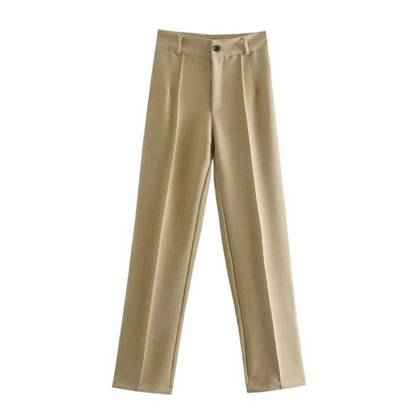 women's pants & capris women chic fashion office wear straight vintage high waist zipper female trousers mujer, Black;white
women's pants & capris women chic fashion office wear straight vintage high waist zipper female trousers mujer, Black;white