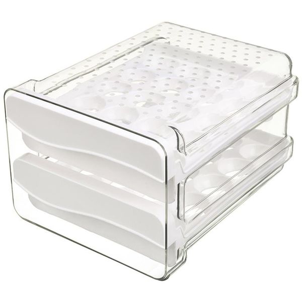 storage bottles & jars egg container, refrigerator deviled tray carrier with lid for 40eggs - plastic fridge stackable portable holder
storage bottles & jars egg container, refrigerator deviled tray carrier with lid for 40eggs - plastic fridge stackable portable holder
