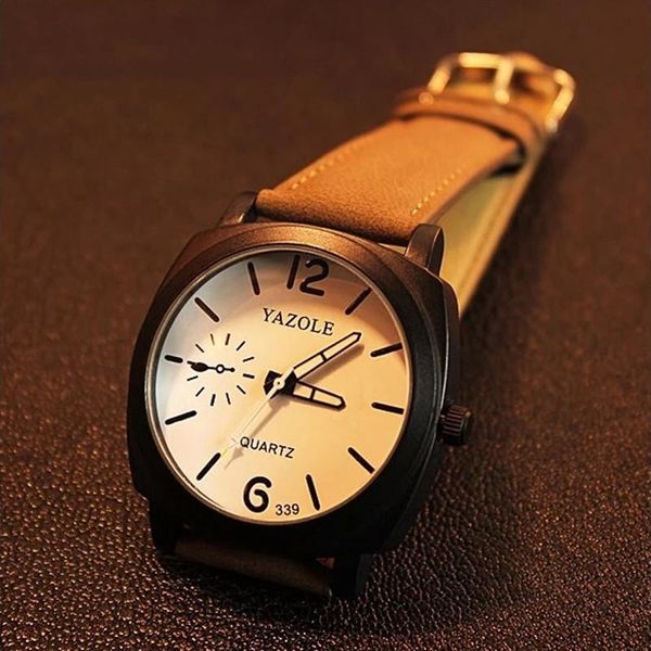 wristwatches yazole fashion korean watch men's luminous hands waterproof clock trend personality square student quartz, Slivery;brown
wristwatches yazole fashion korean watch men's luminous hands waterproof clock trend personality square student quartz, Slivery;brown