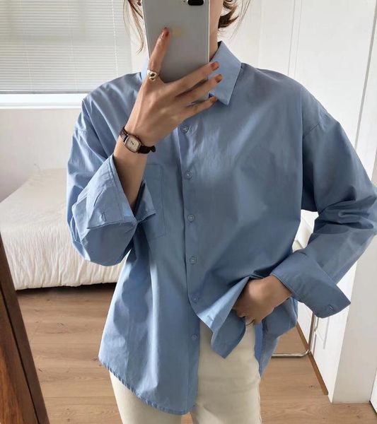 minimalist loose blouse women long sleeve turn-down collar white woman elegant shirts casual vintage blouses women's &
minimalist loose blouse women long sleeve turn-down collar white woman elegant shirts casual vintage blouses women's &