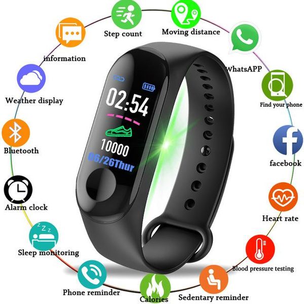 watch bands m3 sport smart men women band bracelet heart rate monitor waterproof wristband smartband fitness tracker, Black;brown
watch bands m3 sport smart men women band bracelet heart rate monitor waterproof wristband smartband fitness tracker, Black;brown