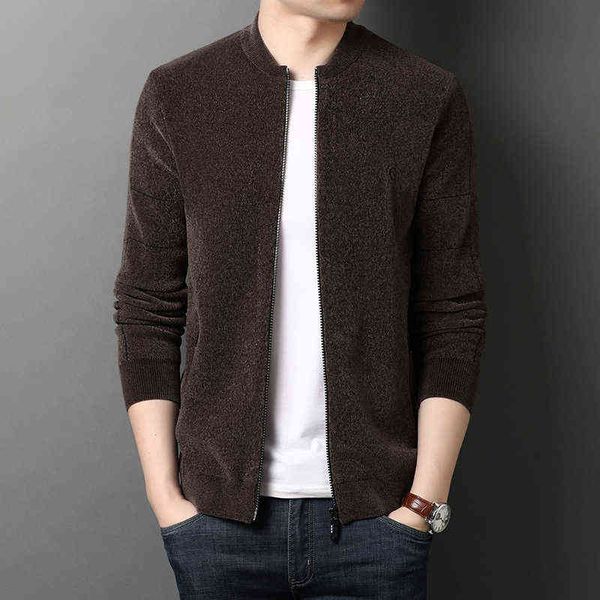 men's jackets 2021 knitted cardigan men's autumn youth simple loose baseball collar trend casual et, Black;brown
men's jackets 2021 knitted cardigan men's autumn youth simple loose baseball collar trend casual et, Black;brown