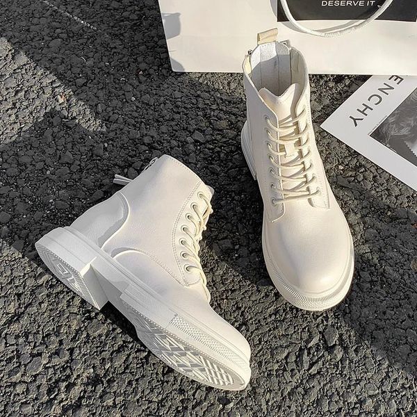 boots black platform women winter leather lace up ankle motorcycle thick heel high heels
boots black platform women winter leather lace up ankle motorcycle thick heel high heels