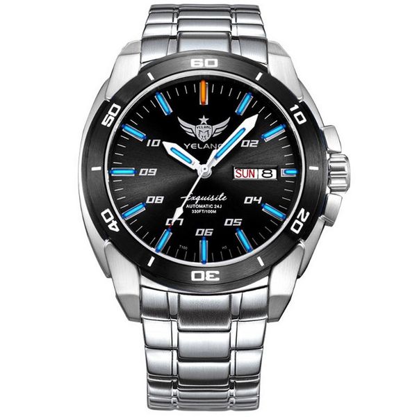 wristwatches men diving tritium wrist watch ,mens military automatic watches yelang t100 luminous sport mechanical wristwatch waterproof, Slivery;brown
wristwatches men diving tritium wrist watch ,mens military automatic watches yelang t100 luminous sport mechanical wristwatch waterproof, Slivery;brown