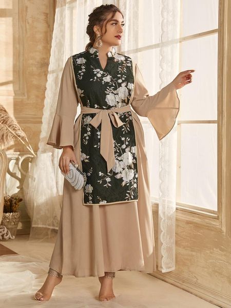 plus size ethnic banquet maxi dress for women 2021 notched stand neck long sleeve arabic dubai moroccan clothes 5xl casual dresses, Black;gray
plus size ethnic banquet maxi dress for women 2021 notched stand neck long sleeve arabic dubai moroccan clothes 5xl casual dresses, Black;gray