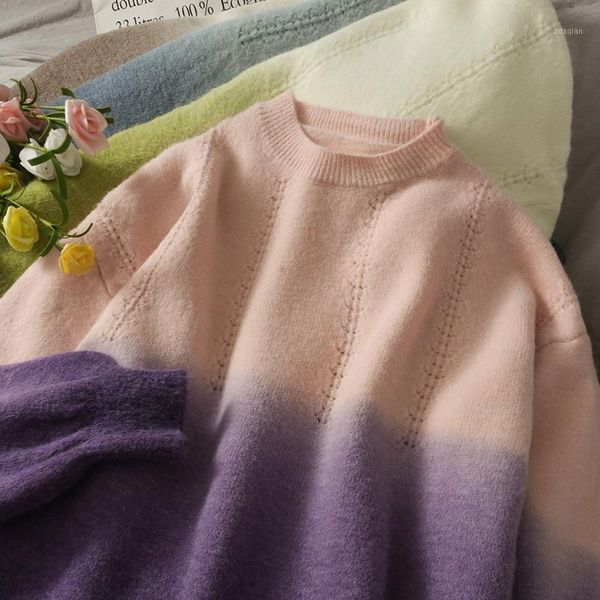 korean progressive splicing loose and thin pullover sweater women's autumn winter fashion versatile round neck knitted sweaters, White;black
korean progressive splicing loose and thin pullover sweater women's autumn winter fashion versatile round neck knitted sweaters, White;black