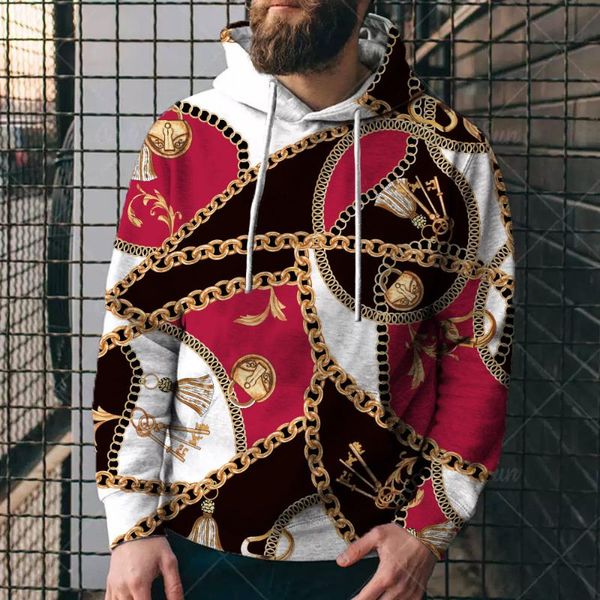 men's hoodies & sweatshirts 3d printed iron chain pullover men women hooded casual long-sleeved hoodie outwear streetwear mens, Black
men's hoodies & sweatshirts 3d printed iron chain pullover men women hooded casual long-sleeved hoodie outwear streetwear mens, Black