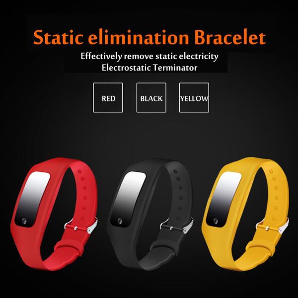 wrist support anti-static strap bracelet adjustable wireless electrostatic removal convenient release human static electricity, Black;red
wrist support anti-static strap bracelet adjustable wireless electrostatic removal convenient release human static electricity, Black;red