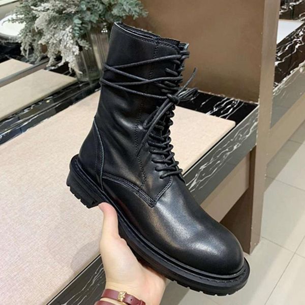 boots genuine leather women ankle fashion lace up autumn short motorcycle shoes winter 40, Black
boots genuine leather women ankle fashion lace up autumn short motorcycle shoes winter 40, Black