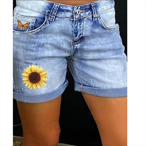 denim sunflower print summer women short jeans ragged tassel pants womens high waisted, White;black
denim sunflower print summer women short jeans ragged tassel pants womens high waisted, White;black