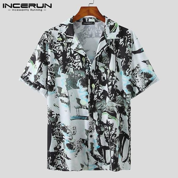 men's casual shirts 2021 fashion printed men shirt streetwear turn down collar short sleeve hawaiian shits breathable summer camisas ho, White;black
men's casual shirts 2021 fashion printed men shirt streetwear turn down collar short sleeve hawaiian shits breathable summer camisas ho, White;black
