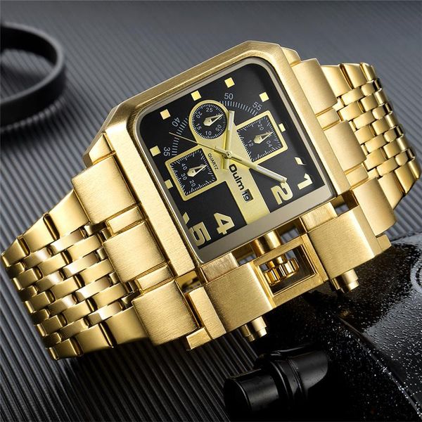 wristwatches oulm 3364 men watch golden quartz mens watches full steel waterproof wristwatch relogio masculino, Slivery;brown
wristwatches oulm 3364 men watch golden quartz mens watches full steel waterproof wristwatch relogio masculino, Slivery;brown