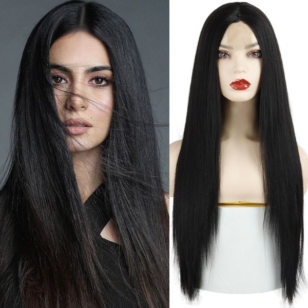 long straight black human hair wigs honey brown weave ombre braiding synthetic wigs for women natural middle part heat resistant fiber looki
long straight black human hair wigs honey brown weave ombre braiding synthetic wigs for women natural middle part heat resistant fiber looki