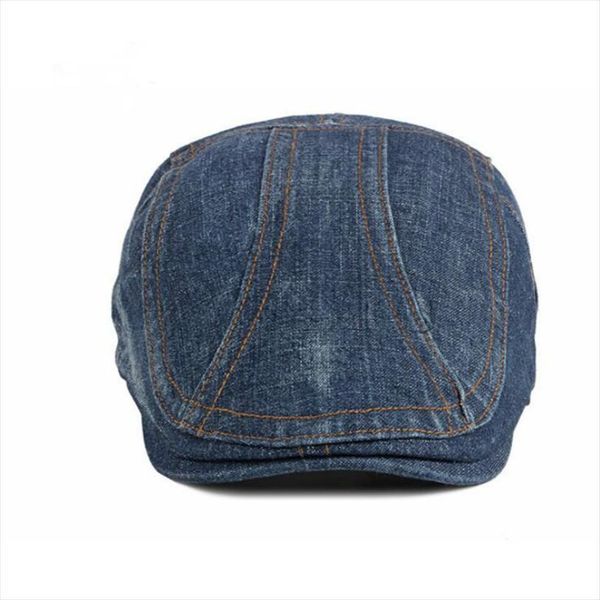 Washed Denim Beret Hat Vintage Jean Flat Cap British Western Style Ivy Retro Boina Snapback Baseball Bone, Blue;gray
Washed Denim Beret Hat Vintage Jean Flat Cap British Western Style Ivy Retro Boina Snapback Baseball Bone, Blue;gray