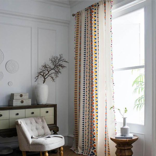 bohemian style tassel curtains cotton linen for living room bedroom window treatment drapes finished blinds curtain &
bohemian style tassel curtains cotton linen for living room bedroom window treatment drapes finished blinds curtain &