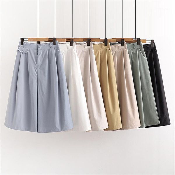 women's pants & capris tfetters summer women 2021 minimalist casual korean loose elastic waist fake pocket wide leg cropped trousers, Black;white
women's pants & capris tfetters summer women 2021 minimalist casual korean loose elastic waist fake pocket wide leg cropped trousers, Black;white