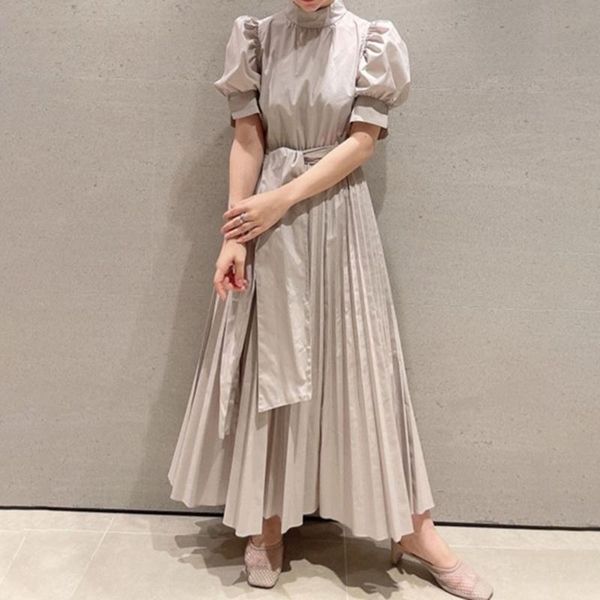 dress female summer style korean slim waist shirt mid-length elegant white shirt-style long fashion women skirts, Black
dress female summer style korean slim waist shirt mid-length elegant white shirt-style long fashion women skirts, Black