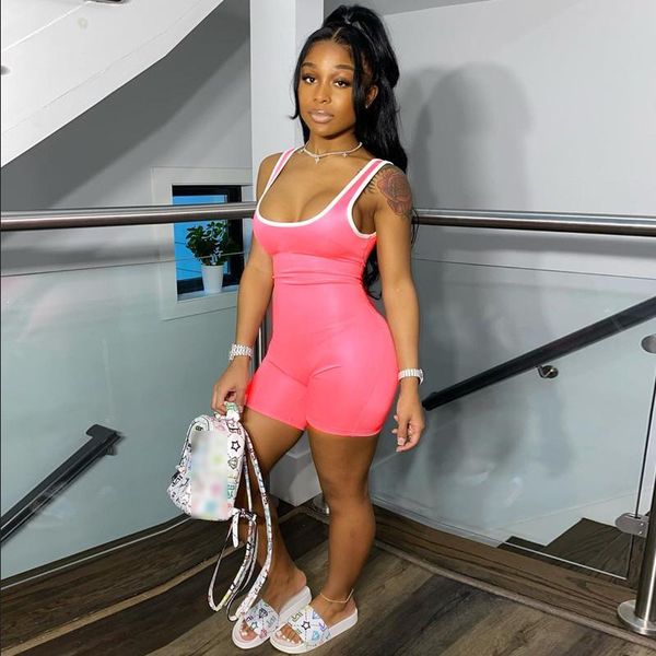 pink bodycon jumpsuit shorts for women sleeveless fitness rompers womens female streetwear playsuit women's jumpsuits &, Black;white
pink bodycon jumpsuit shorts for women sleeveless fitness rompers womens female streetwear playsuit women's jumpsuits &, Black;white