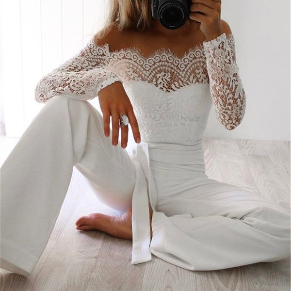 super fashion spring summer jumpsuits women lace patchwork embroidery party jumpsuit rompers ladies bodysuits 210607, Black;white
super fashion spring summer jumpsuits women lace patchwork embroidery party jumpsuit rompers ladies bodysuits 210607, Black;white