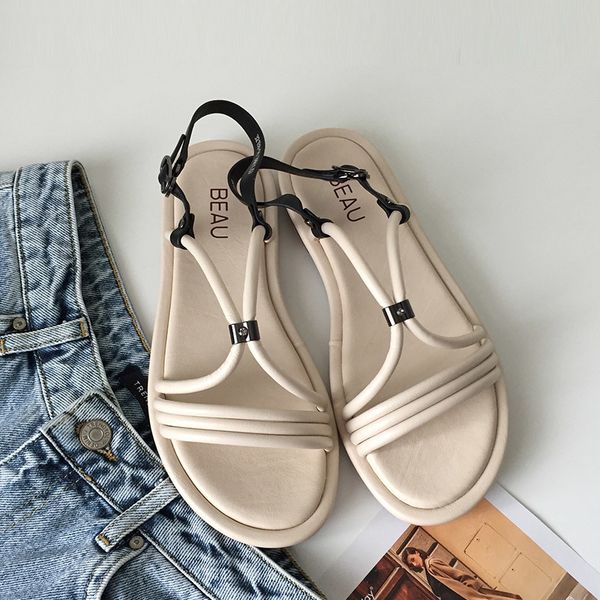 sandals sport sandals women sheep genuine leather narrow band buckle strap summer ladies low heel shoes handmade 32188, Black
sandals sport sandals women sheep genuine leather narrow band buckle strap summer ladies low heel shoes handmade 32188, Black