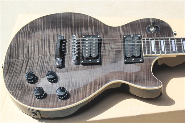 delivery, ebony fingerboard, tiger maple transparent black electric guitar , guitar
delivery, ebony fingerboard, tiger maple transparent black electric guitar , guitar