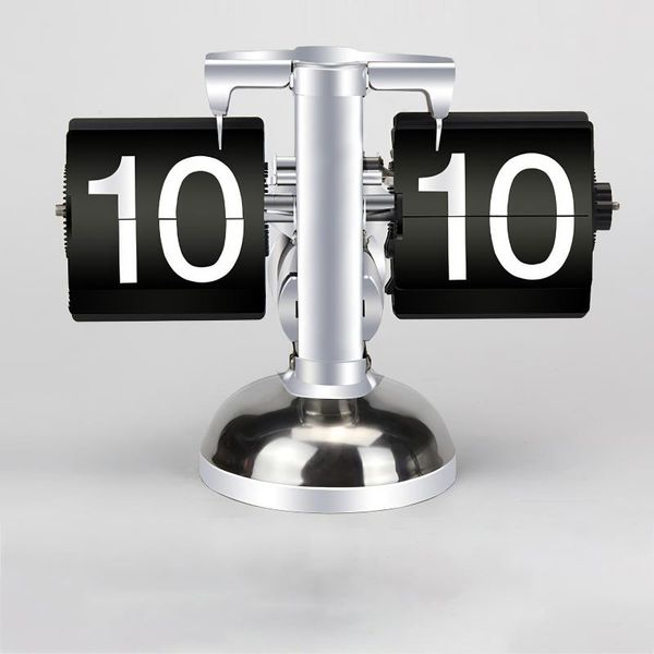 desk clock small retro flip table stainless steel internal gear automatic operation quartz home decoration & clocks
desk clock small retro flip table stainless steel internal gear automatic operation quartz home decoration & clocks