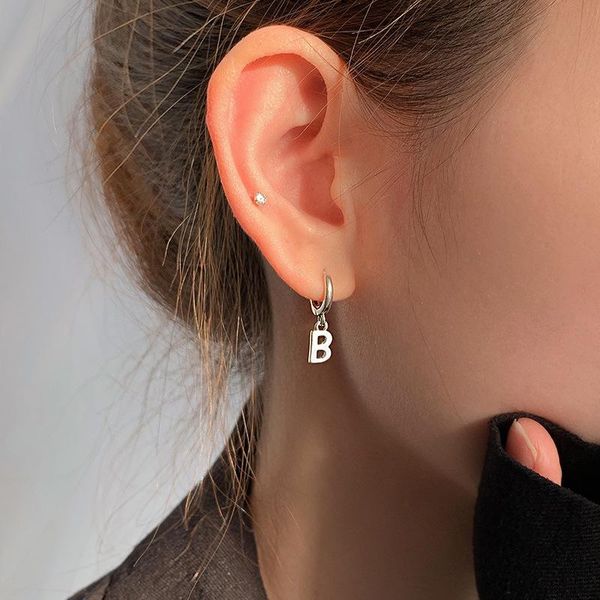 hoop & huggie b letter cool retro sipmle 925 sterling silver earrings for women unusual funny vintage jewelry creative gift, Golden;silver
hoop & huggie b letter cool retro sipmle 925 sterling silver earrings for women unusual funny vintage jewelry creative gift, Golden;silver