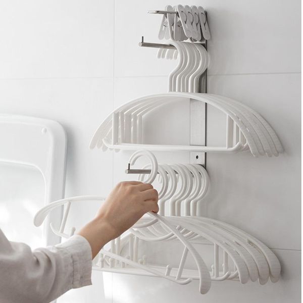 clothes hanger wall-mounted organizer punch three layers stainless steel storage drying rack hangers & racks
clothes hanger wall-mounted organizer punch three layers stainless steel storage drying rack hangers & racks