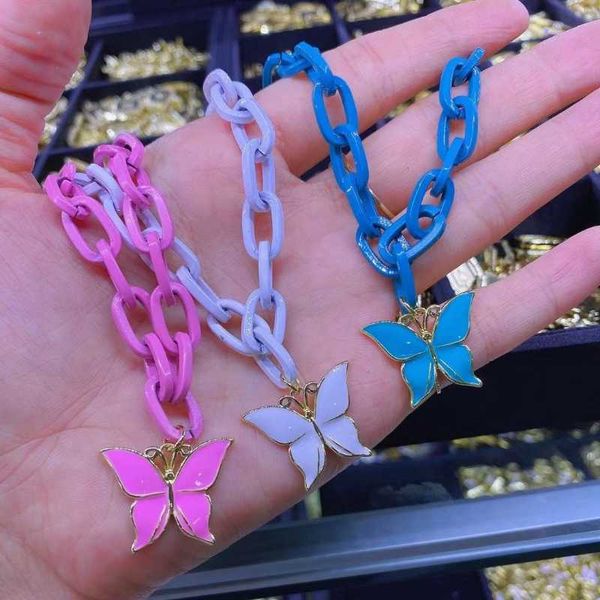 pendant necklaces 5pcs, statement butterfly necklace chunky chain for women enamel choker jewelry, Silver
pendant necklaces 5pcs, statement butterfly necklace chunky chain for women enamel choker jewelry, Silver