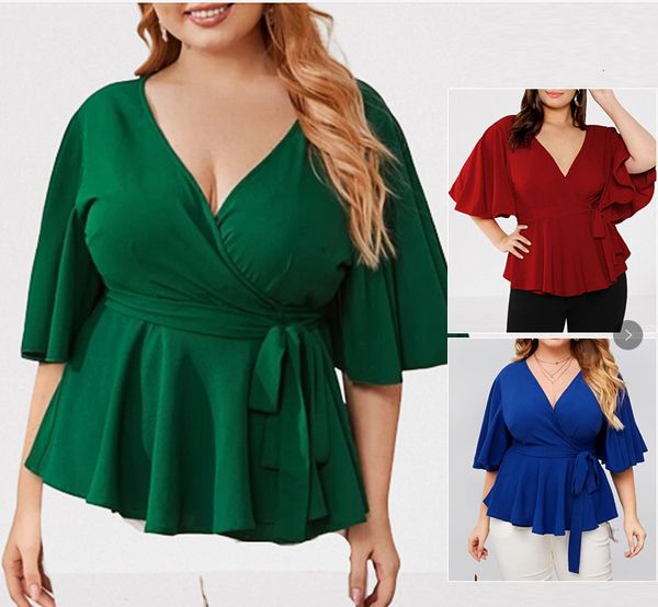 t-shirt 2020 large women's solid color v-neck belt t-shirt, White
t-shirt 2020 large women's solid color v-neck belt t-shirt, White