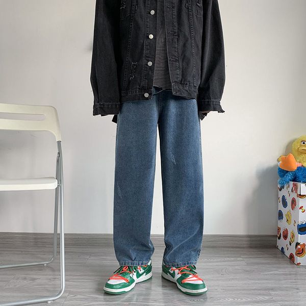 jeans korean wide-leg men's fashion retro harajuku jeans men streetwear loose hip-hop straight-leg denim trousers mens -2xl ugpm, Blue
jeans korean wide-leg men's fashion retro harajuku jeans men streetwear loose hip-hop straight-leg denim trousers mens -2xl ugpm, Blue