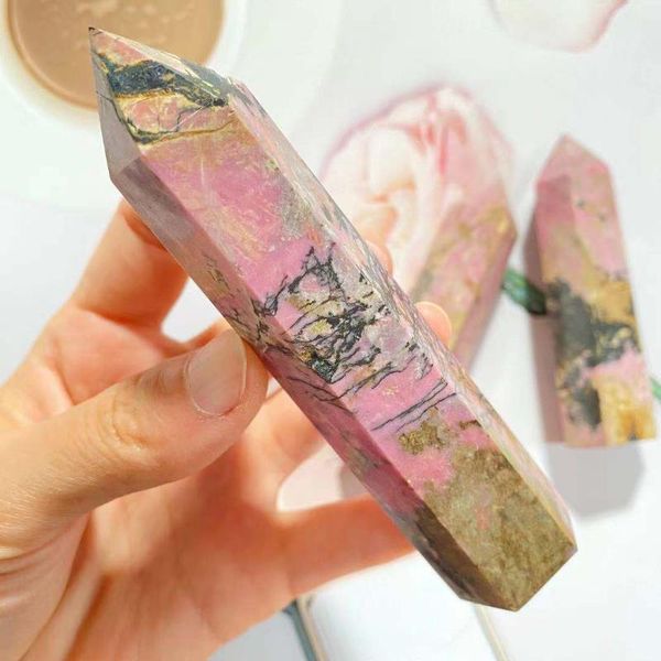 decorative objects & figurines 1pcnatural rock rhodnite quartz hole healing rod 150-170g
decorative objects & figurines 1pcnatural rock rhodnite quartz hole healing rod 150-170g