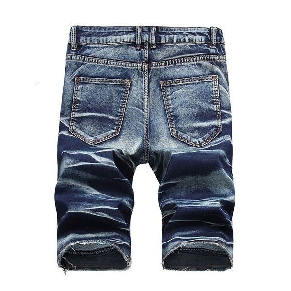 men short denim pant knee length jean middle waist causual fashional distressed shorts ripped straight wave, Blue
men short denim pant knee length jean middle waist causual fashional distressed shorts ripped straight wave, Blue