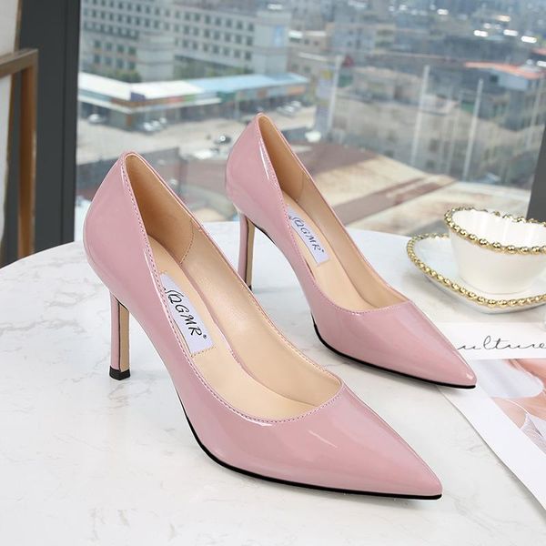 dress shoes brief pantent leather high heels woman pointed toe escarpins femme spring autumn office ladies plus size 41, Black
dress shoes brief pantent leather high heels woman pointed toe escarpins femme spring autumn office ladies plus size 41, Black
