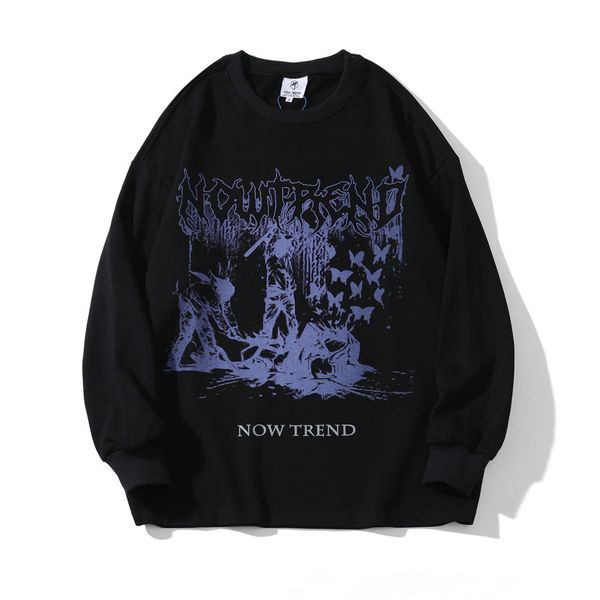 sweatshirts dark wind abstract printed sweater mens street trend loose round neck long sleeve trendy brand hoodless pullover hoodie, Black
sweatshirts dark wind abstract printed sweater mens street trend loose round neck long sleeve trendy brand hoodless pullover hoodie, Black