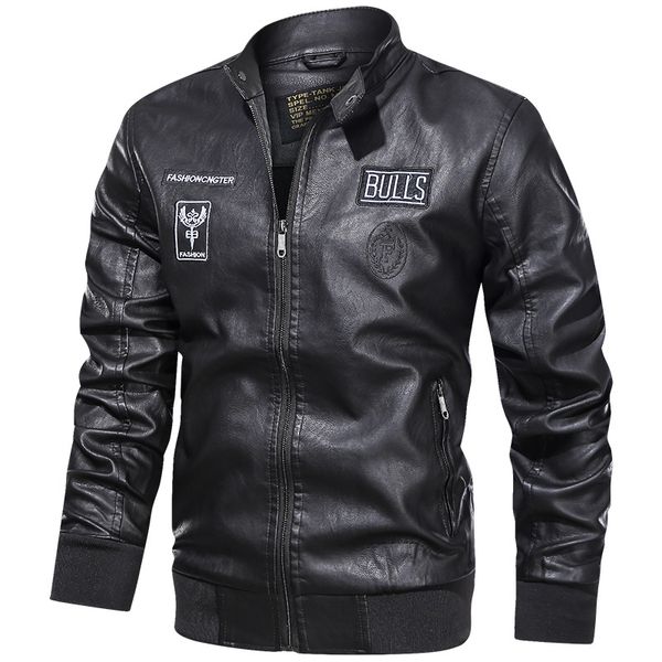horn men s leather jacket stand collar retro comfortable warm fashion travel commuter, Black
horn men s leather jacket stand collar retro comfortable warm fashion travel commuter, Black