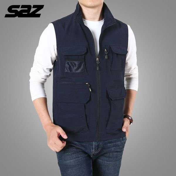outdoor waterproof vest jakcets fishing climbing jakcet sleevesless multifunction breathable stand collar men's jackets, Black;brown
outdoor waterproof vest jakcets fishing climbing jakcet sleevesless multifunction breathable stand collar men's jackets, Black;brown