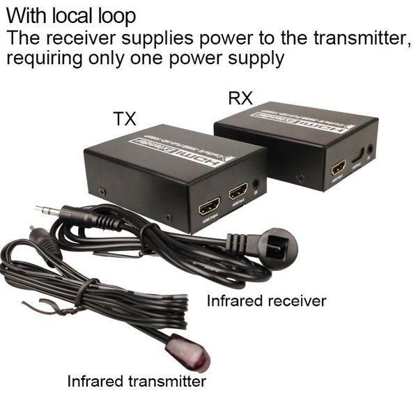audio cables & connectors 50m hd 1080p extender 1x1 splitter sender receiver cable with rj45 cat6 support loop out/ir telecontrol
audio cables & connectors 50m hd 1080p extender 1x1 splitter sender receiver cable with rj45 cat6 support loop out/ir telecontrol