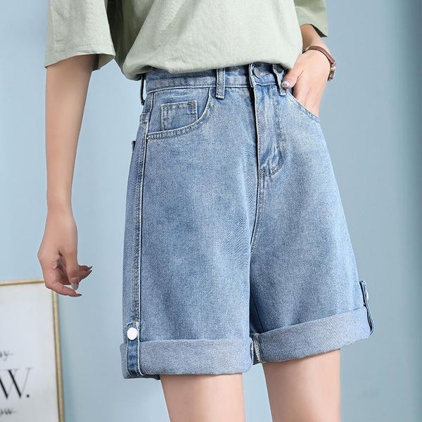 women's jeans 2021 summer high-waisted loose straight-leg slim thin five-point women, Blue
women's jeans 2021 summer high-waisted loose straight-leg slim thin five-point women, Blue