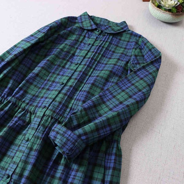 casual dresses lamtrip retro dark green plaid peter pan cotton long sleeve delicated covered buttons hb9v, Black;gray
casual dresses lamtrip retro dark green plaid peter pan cotton long sleeve delicated covered buttons hb9v, Black;gray