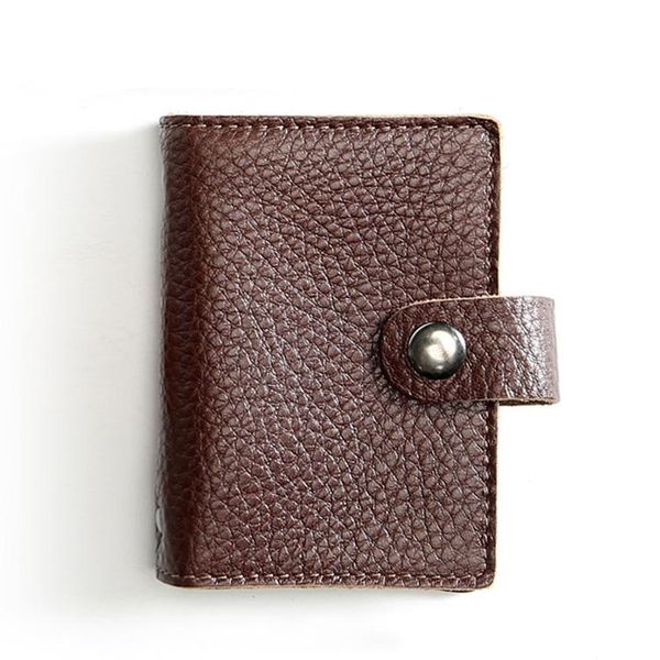 card holders 20 slots real leather men wallet bussiness cards holder genuine for s cardholder, Brown;gray
card holders 20 slots real leather men wallet bussiness cards holder genuine for s cardholder, Brown;gray