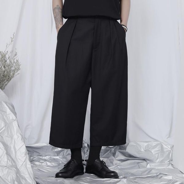 casual pants men's loose straight-leg suit fashion simple wide-leg, Black
casual pants men's loose straight-leg suit fashion simple wide-leg, Black