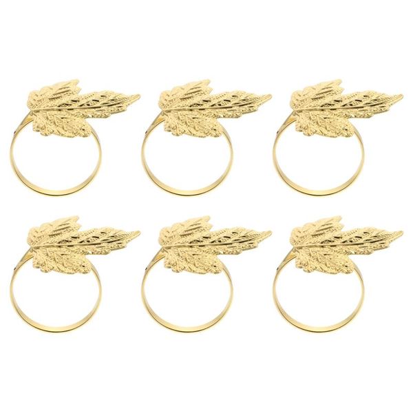 napkin rings 6pcs golden leaf appearance design decorative for festival decor
napkin rings 6pcs golden leaf appearance design decorative for festival decor