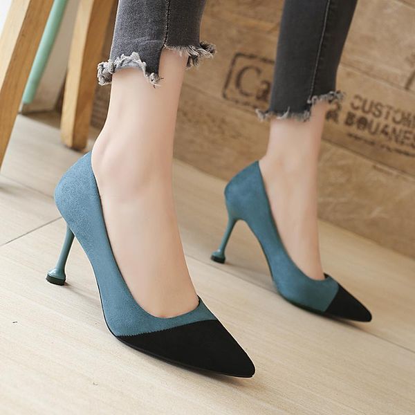 spring color matching pattern super high heels stiletto shallow mouth pointed women mature professional woman shoes w32-17 dress, Black
spring color matching pattern super high heels stiletto shallow mouth pointed women mature professional woman shoes w32-17 dress, Black