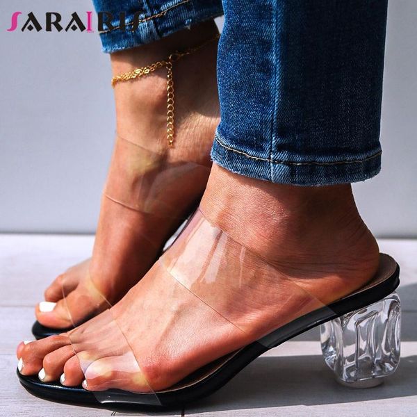 dress shoes sarairis classic 2021 summer transparent pvc mules cool high clear heels women casual slip-on woman, Black
dress shoes sarairis classic 2021 summer transparent pvc mules cool high clear heels women casual slip-on woman, Black