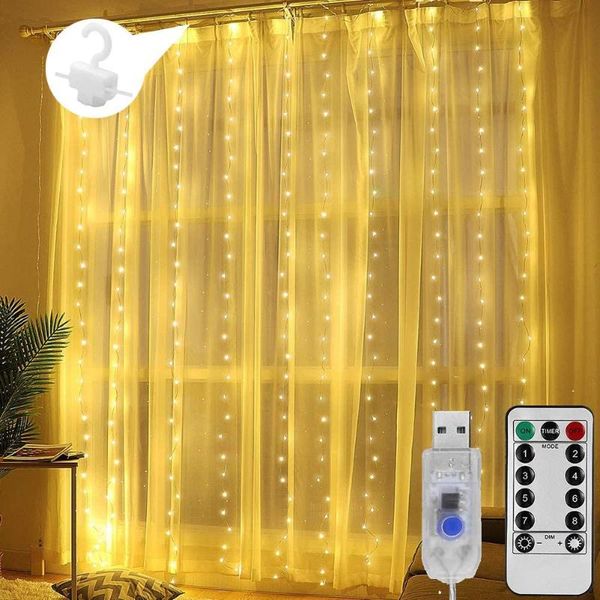 night lights led window light curtain string 300 leds remote control 8 modes year christmas decorations for home room
night lights led window light curtain string 300 leds remote control 8 modes year christmas decorations for home room
