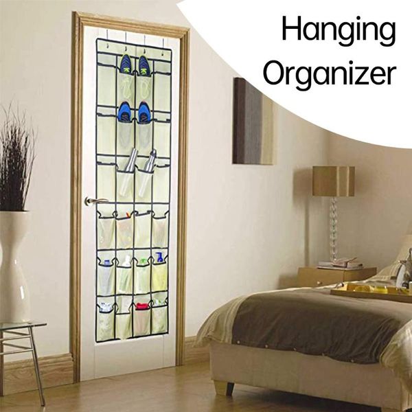 mesh pockets hanging organiser over the door shoe holder wall mount storage hanger sundries bag household boxes & bins
mesh pockets hanging organiser over the door shoe holder wall mount storage hanger sundries bag household boxes & bins