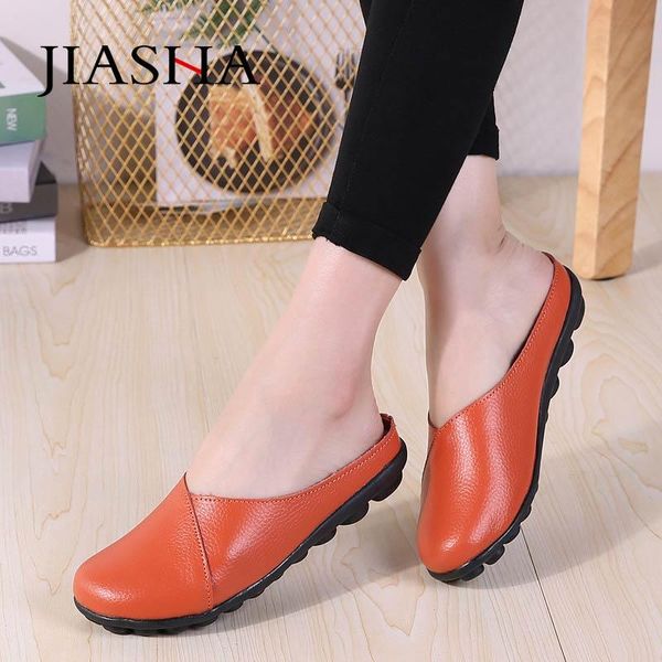 women sandals 2021 slip-on solid genuine leather casual shoes woman flats female slippers plus size sandalias mujer, Black
women sandals 2021 slip-on solid genuine leather casual shoes woman flats female slippers plus size sandalias mujer, Black