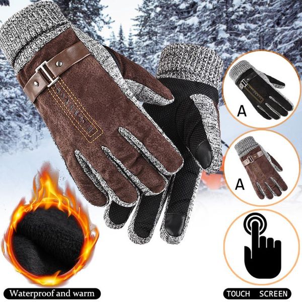 five fingers gloves fashion men driving keep warm point finger windproof winter screen outdoor mittens warmer black 2021 guante#p2, Blue;gray
five fingers gloves fashion men driving keep warm point finger windproof winter screen outdoor mittens warmer black 2021 guante#p2, Blue;gray